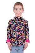 H3S7101165 Kids Julieta 1/2 Plkt Long Sleeve Shirt | Navy