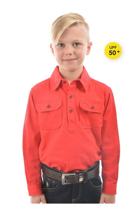 TCP7100163 Kids Heavy Cotton Drill Shirt