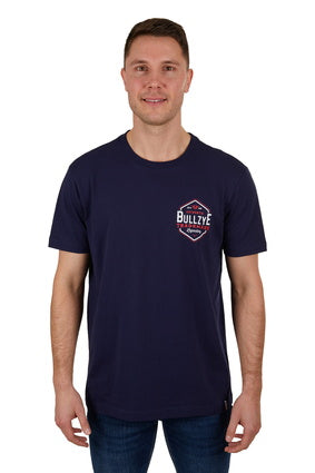 B3S1503290 Mens Mark Shirt Sleeve Tee | Navy