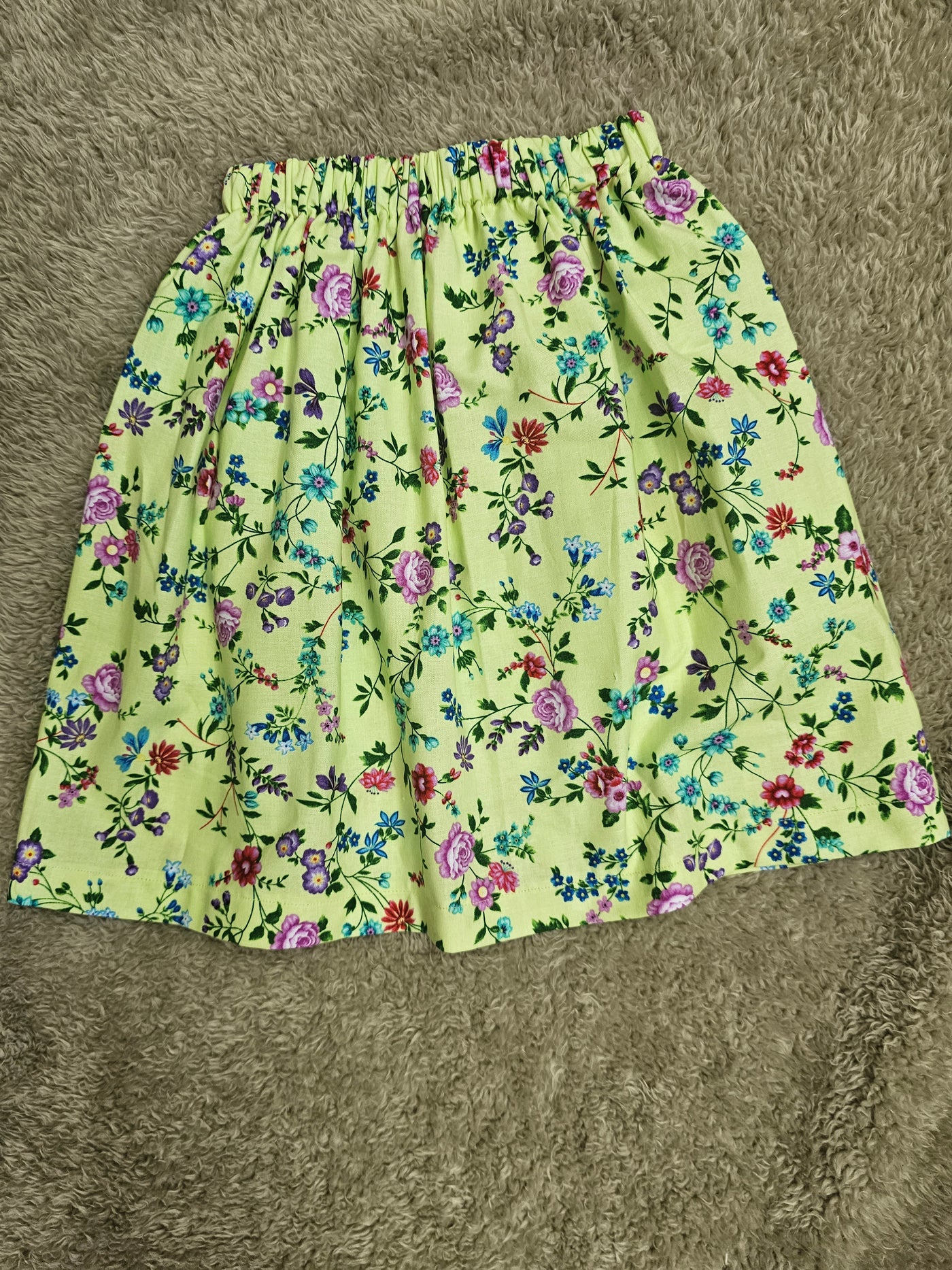 HVC Pansy Skirt | Green/Multi