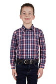 T4W3140029 Boys Colby 2Long Sleeve Shirt