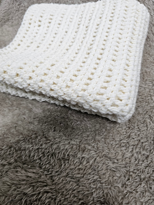 1431709 Baby Pram Blanket | Cream