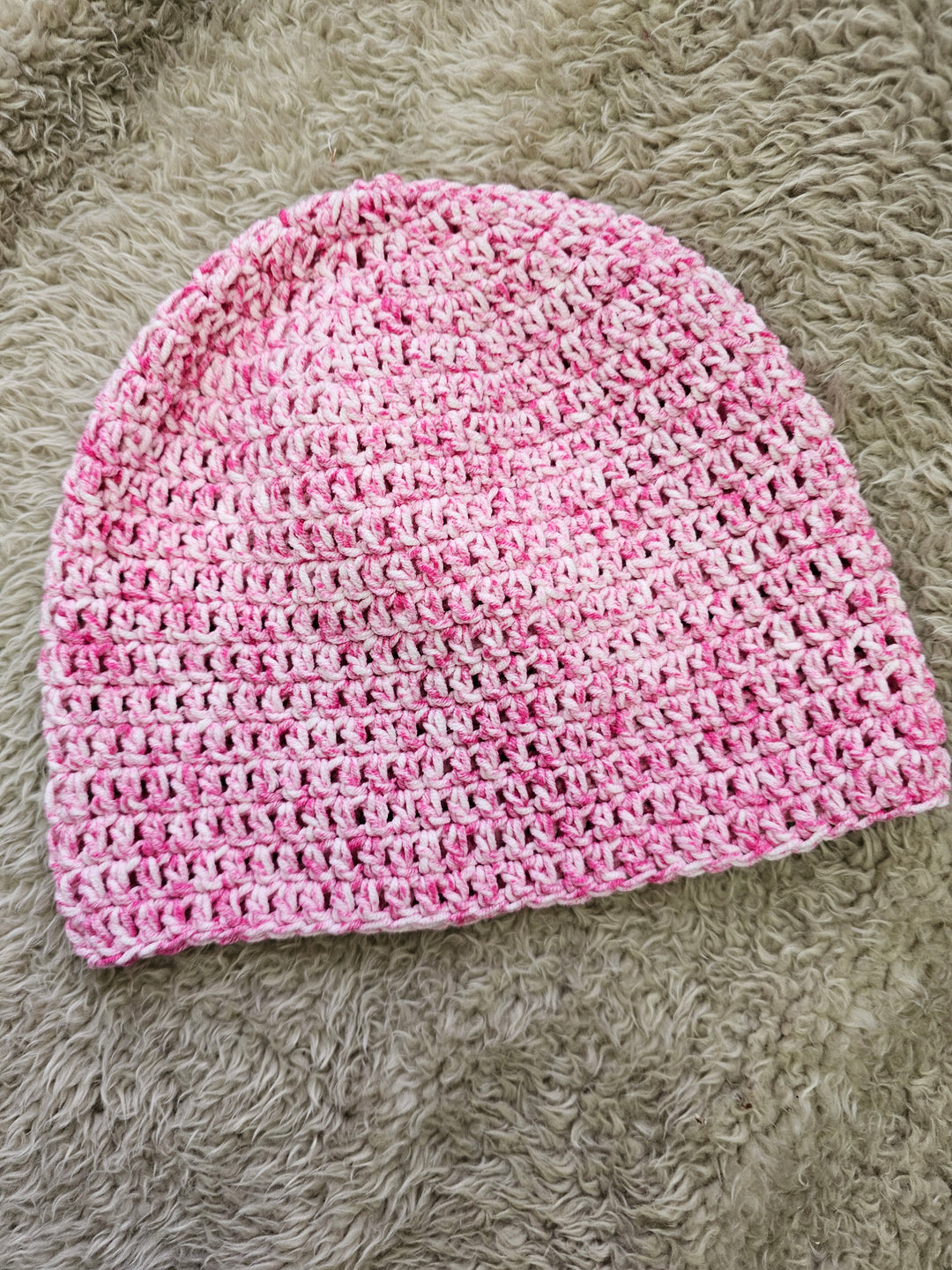 1431731 Hand Crafted Cotton Candy Beanie | Adult