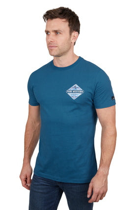 P4S1503963 MEN’S TODD SHORT SLEEVE TEE |Denim