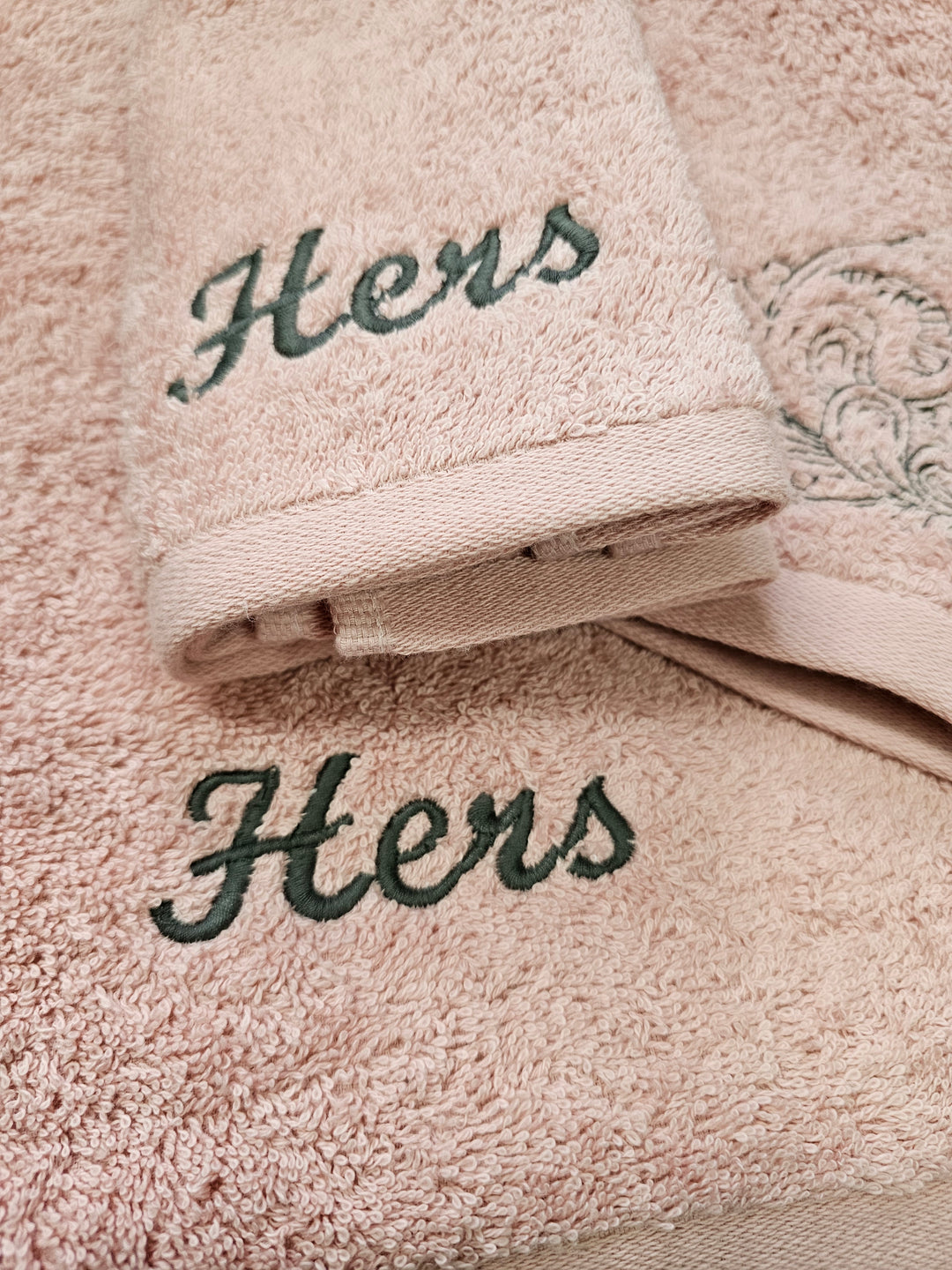 1431767 Pink Towel Set | His & Hers