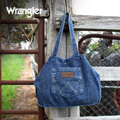 X4S2975BAG Denim Pocket Tote Bag