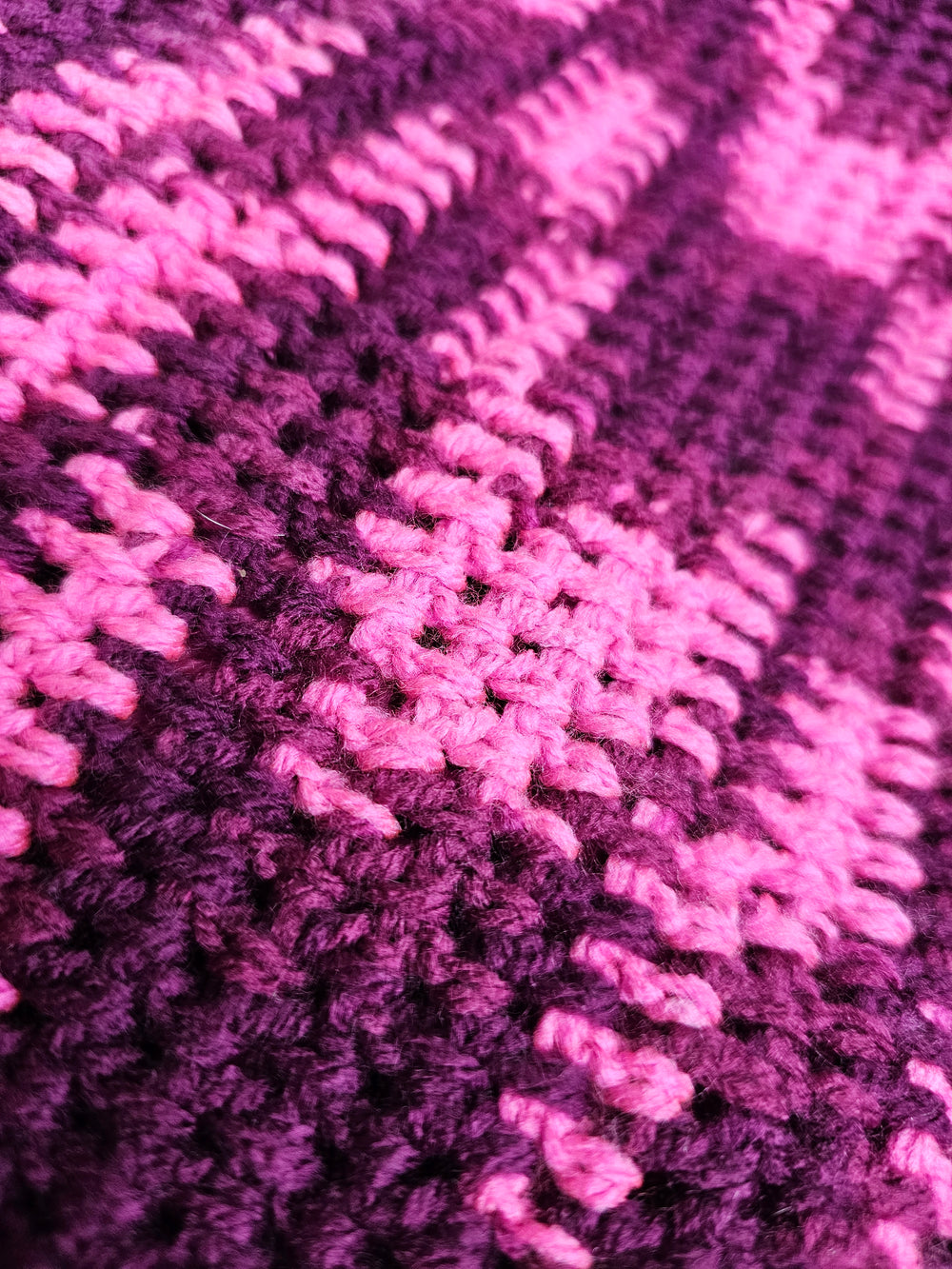 1431852 Mystic Mulberry Crochet Blanket