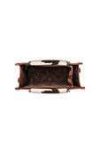 X5S2955BAG Cow Print Crossbody Bag | Dark Tan