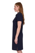 T5S2411066 Women's Traci Short Sleeve Polo Dress | Navy