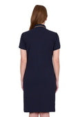 T5S2411066 Women's Traci Short Sleeve Polo Dress | Navy