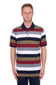 T5S1509021 Men’s Sean 1-Pocket Short Sleeve Polo | Navy / Red