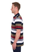 T5S1509021 Men’s Sean 1-Pocket Short Sleeve Polo | Navy / Red