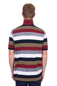T5S1509021 Men’s Sean 1-Pocket Short Sleeve Polo | Navy / Red