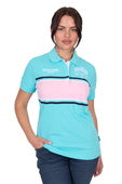 X5S2565413 Women’s Lyndel Short Sleeve Polo | Aqua