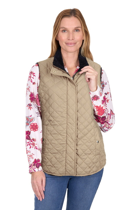 T6W2616058 Wmns Astrid Vest | Tan/Navy