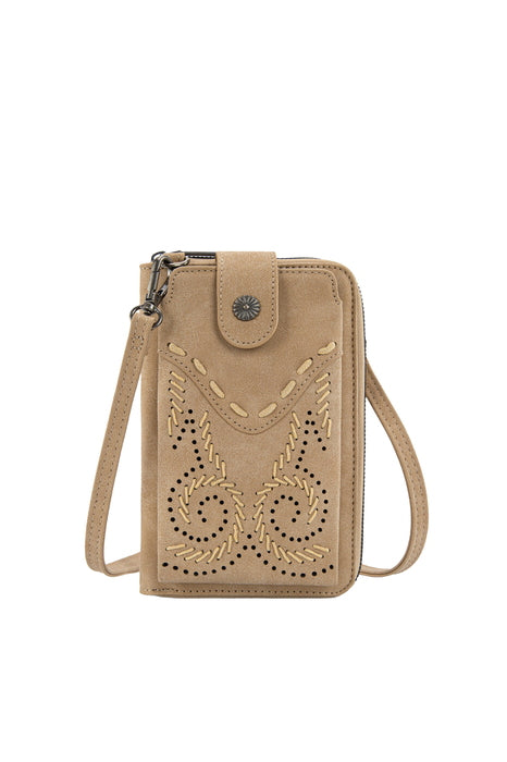 X6S4939BAG Swirl Phone Wallet Bag | Natural