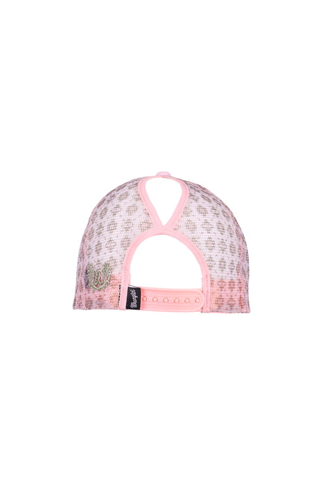 X6S2937CAP Lucy HP Ponytail Trucker Pastel Pink