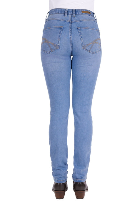 T6S2215064 Wmns Ebony Slim Leg Jean 32 L | Light Wash