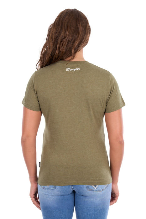 XCP2598633 Wmns Lucy SS Tee | Khaki Marle