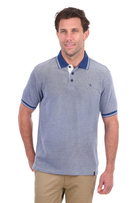 T6S1506024 Mens Chris Tailored SS Polo | Charcoal