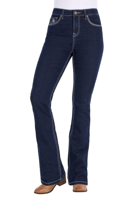 PCP2213330 Wmns Daph H Rise BCut Jean 34L | Dark Ink
