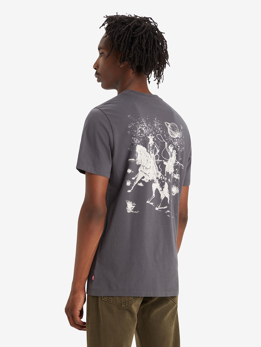224911489 Mens Classic Graphic T-Shirt | Space Cowboy Andesite Ash