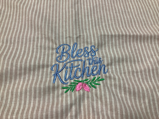 1432044 HVC Embroidered Cotton Tea Towel Range