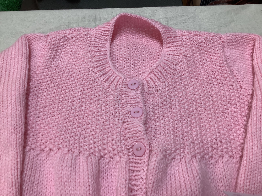 1432178 HVC Girls Cotton Candy Cardigan | Pink