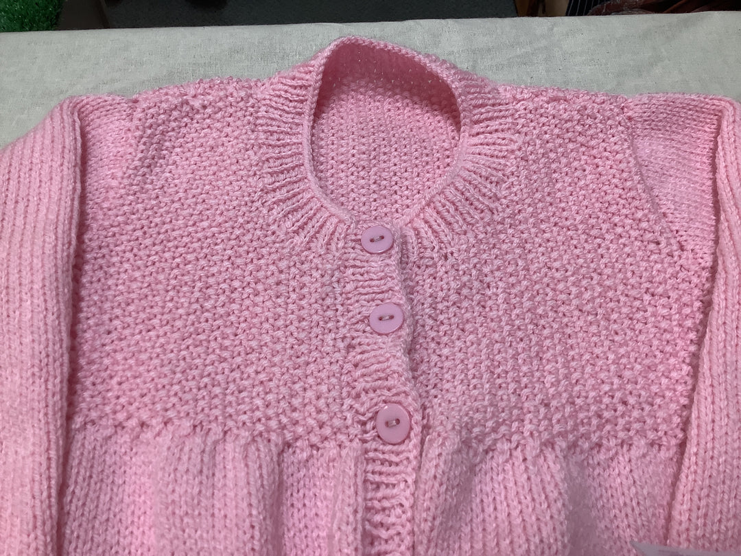1432178 HVC Girls Cotton Candy Cardigan | Pink