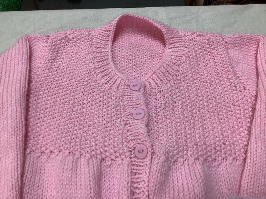 1432178 HVC Girls Cotton Candy Cardigan | Pink