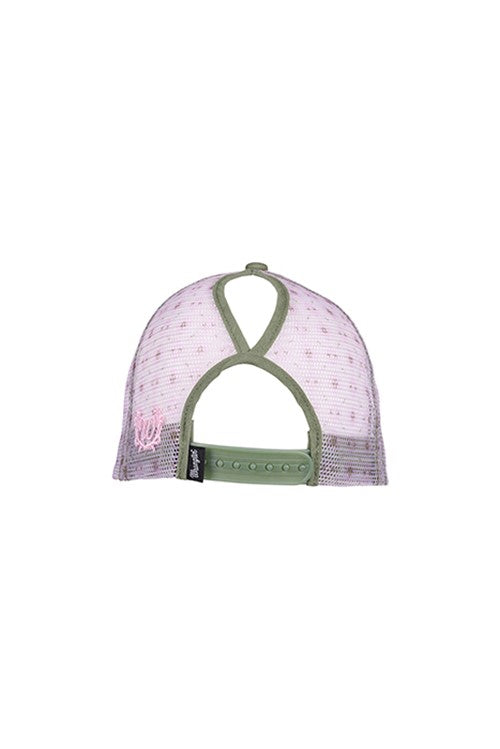 X6S2937CAP Lucy HP Ponytail Trucker Pastel Pink