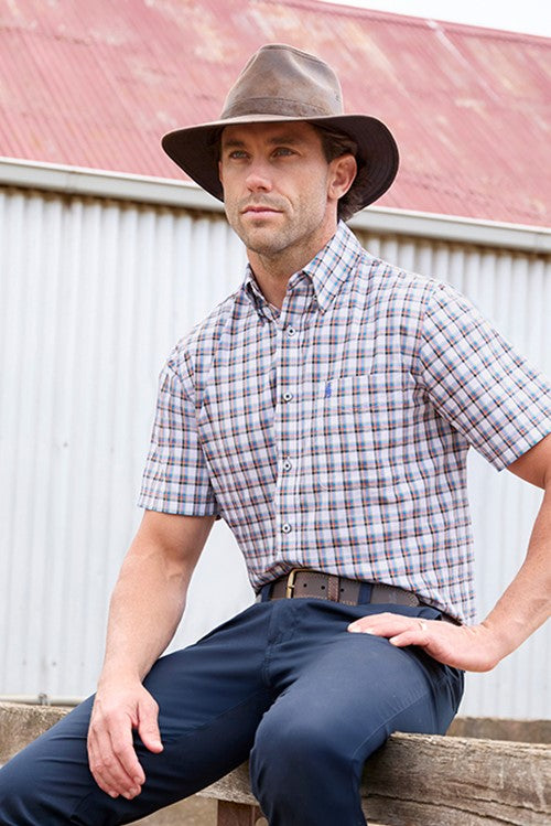 T6S1113044 Mens Arlo 1 Pocket Short Sleeve Shirt