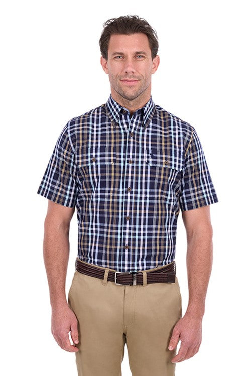 T6S1110039 Mens Finley 2 Pocket Short Sleeve Shirt