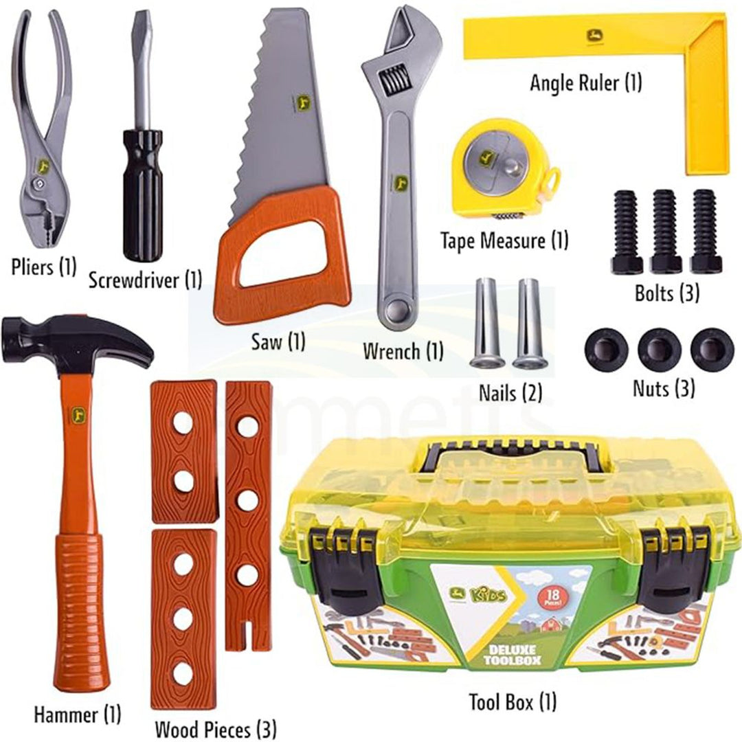 320974 John Deere 18 Piece Deluxe Toolbox