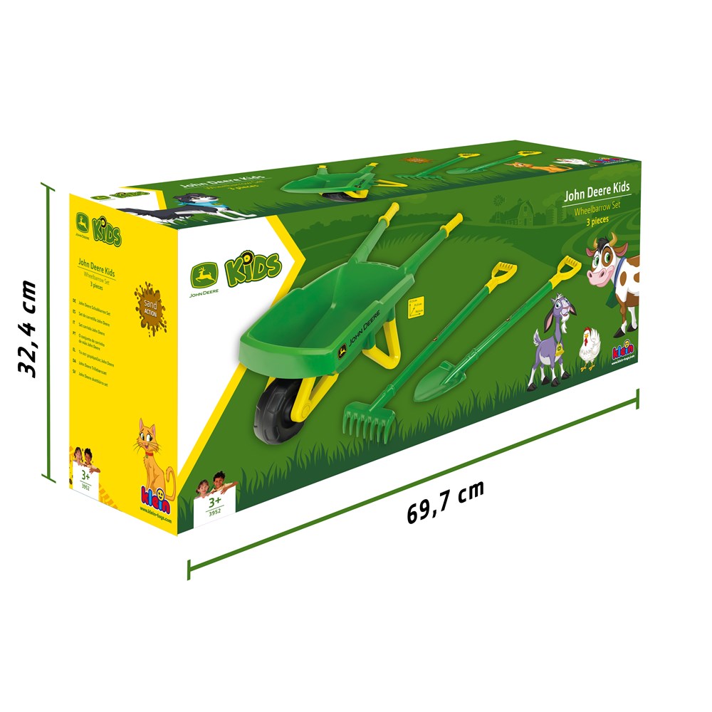 LP86695 John Deere Wheelbarrow Set (78cm Length)