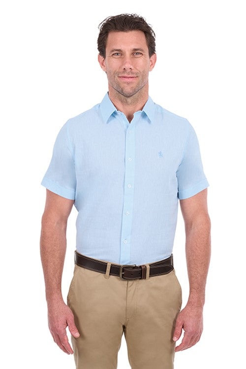 T6S1121045 MENS TC LINEN SS SHIRT