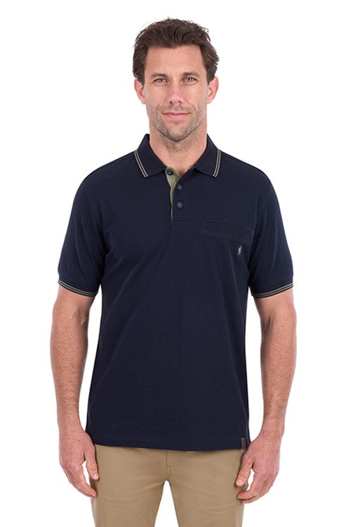 T6S1506025 MENS HENRY TAILORED SS POLO