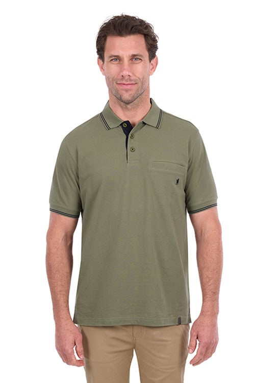 T6S1506025 MENS HENRY TAILORED SS POLO
