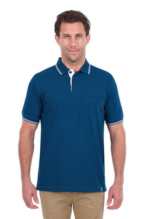 T6S1506025 MENS HENRY TAILORED SS POLO