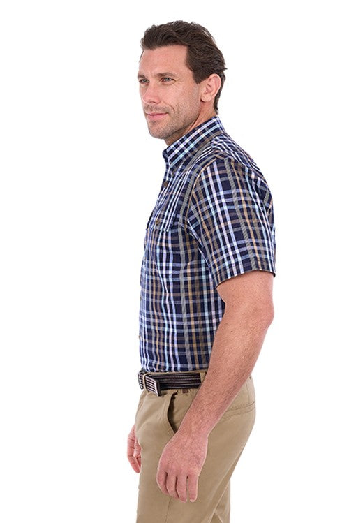 T6S1110039 Mens Finley 2 Pocket Short Sleeve Shirt