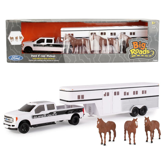 46800 1:32 Horse Set w/Pickup, Trailer and Animals