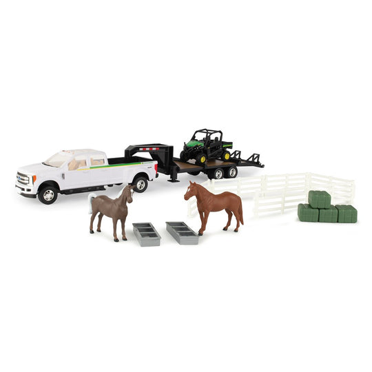 1:32 JD RSX860i Gator Hauling Set w/Ford Pickup And Trailer