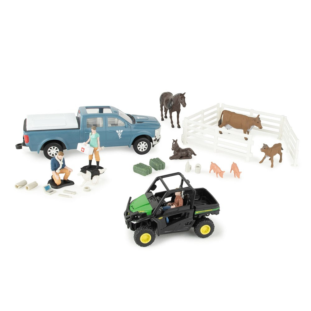 LP85798 1:32 JD On the Farm Vet Set
