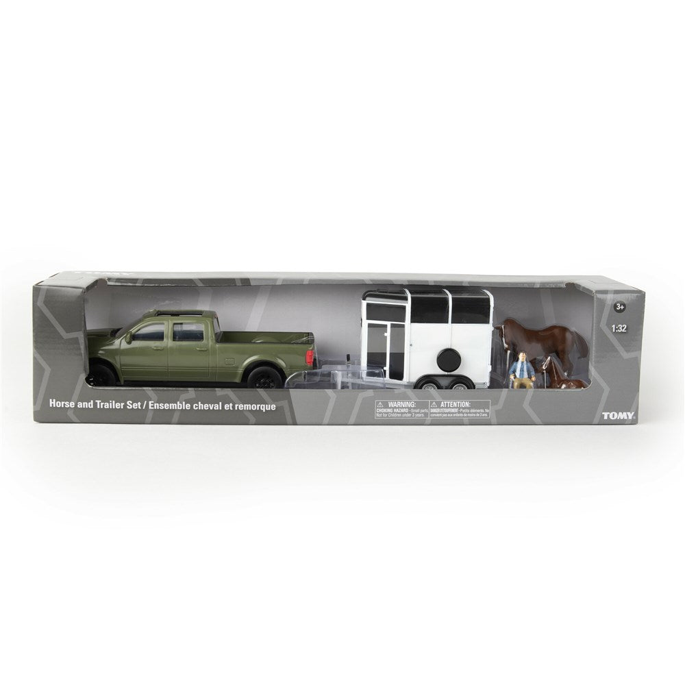 47599 1:32 Horse Trailer Set