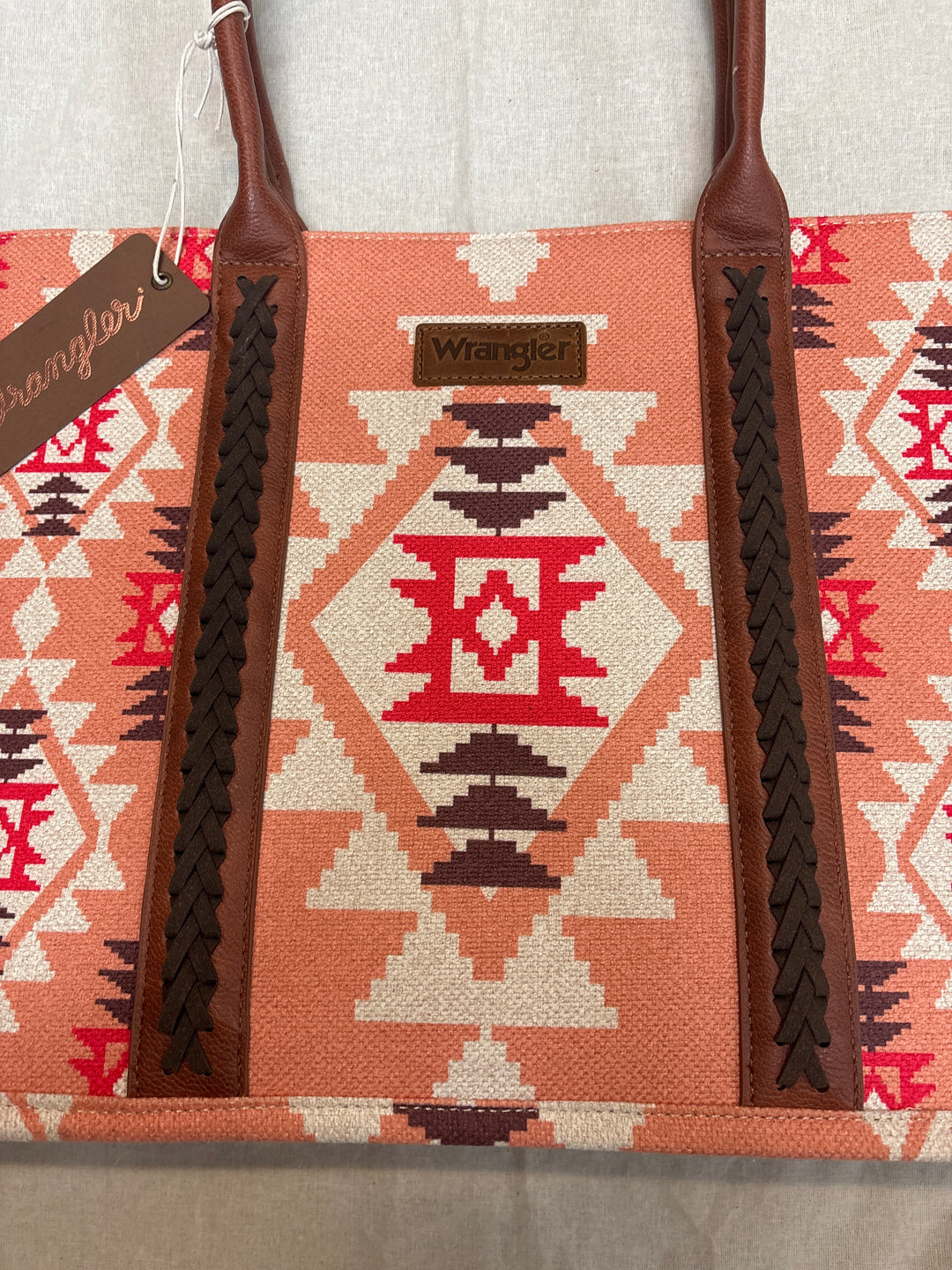 X4S2951BAG Southwestern Tote Bag | Apricot