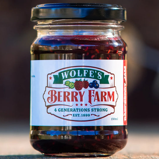 Wolfes Berry Farm Raspberry Jam