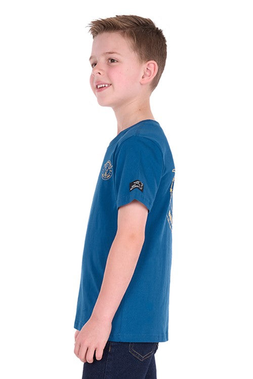P6S3503314 Boys Walker SS Tee | Denim