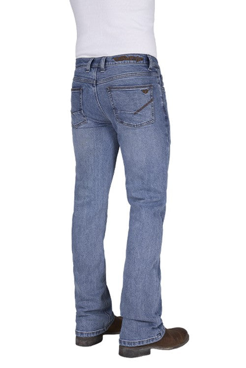 B6S1200100 Mens Scope Boot Cut Jean 34l | Faded Blue