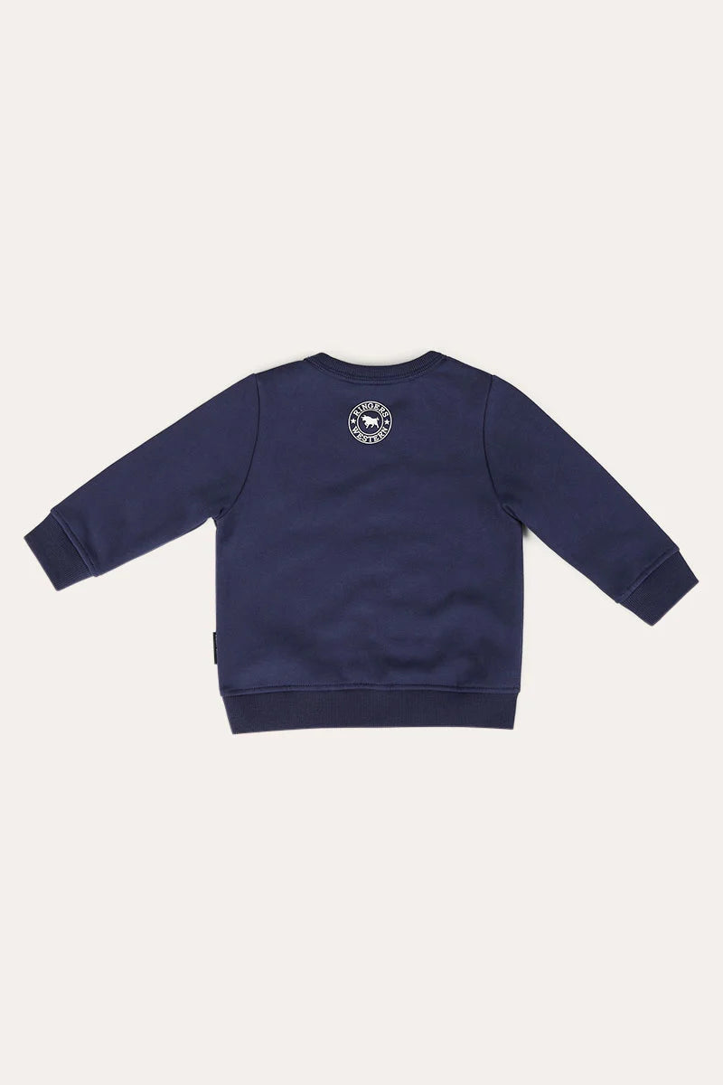 Buckie Babes Babies Fleece Pullover - Navy