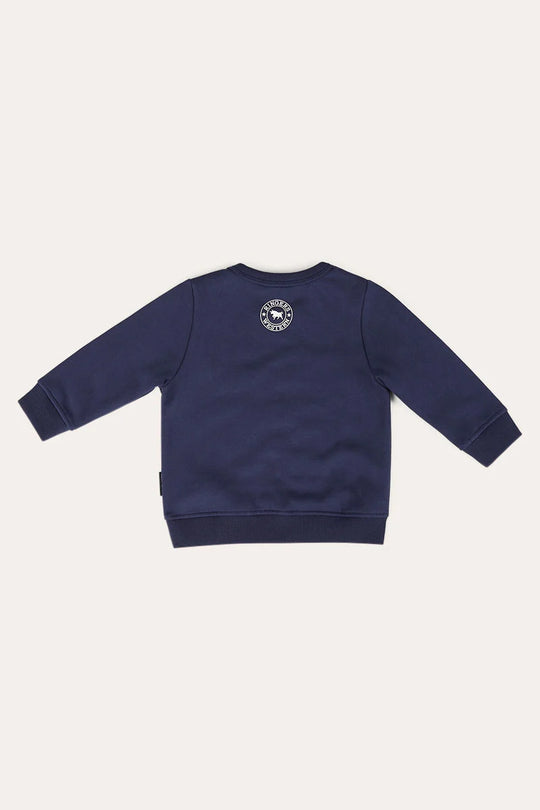 Buckie Babes Babies Fleece Pullover - Navy